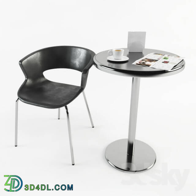 Table _ Chair - cafe table set
