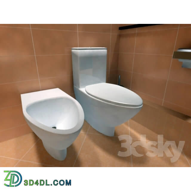 Toilet and Bidet - Toilet _ tub