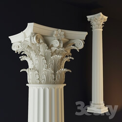 Decorative plaster - Corinthian order 