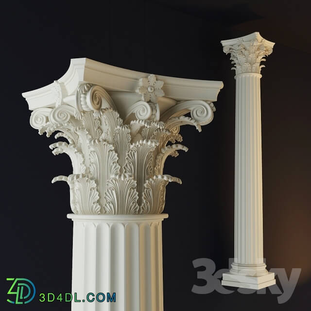 Decorative plaster - Corinthian order