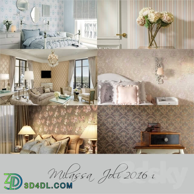 Wall covering - Wallpaper collection Milassa Joli