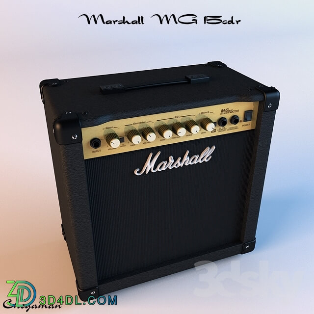 Musical instrument - Model of the guitar I Marshall MG15 cdr