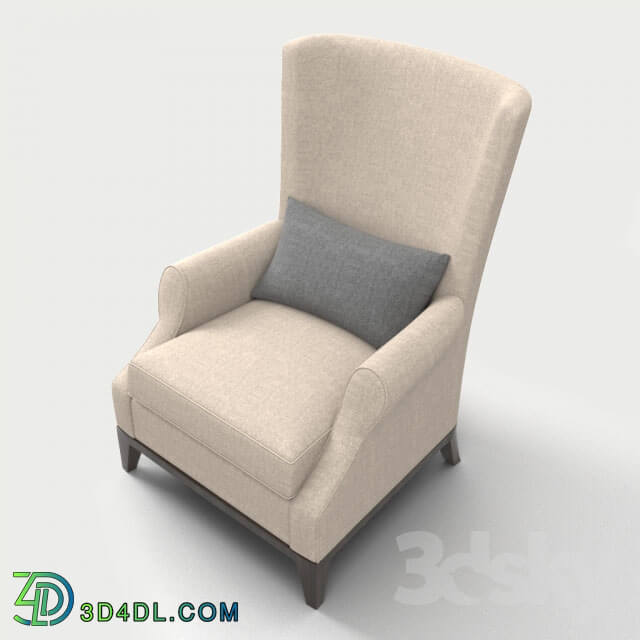 Arm chair - Armchair EGRET WING CHAIR DONGHIA