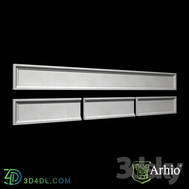 Decorative plaster - Panels AFL75-26