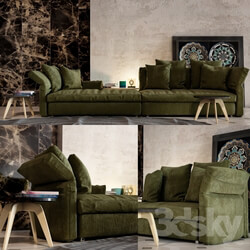 Other soft seating - Collar sofa Minotti 