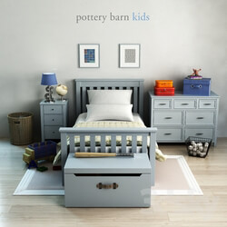 Full furniture set - PotteryBarn Elliott Bed 