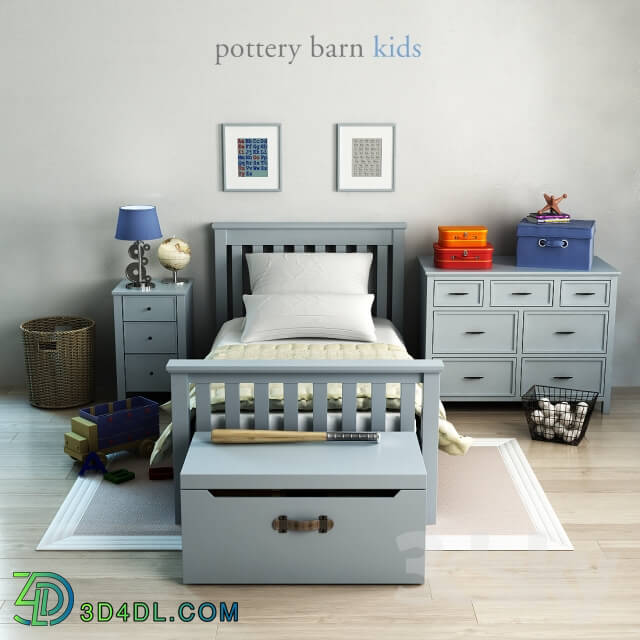 Full furniture set - PotteryBarn Elliott Bed