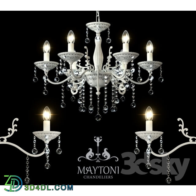 Ceiling light - Chandelier Maytoni ARM386-06-W