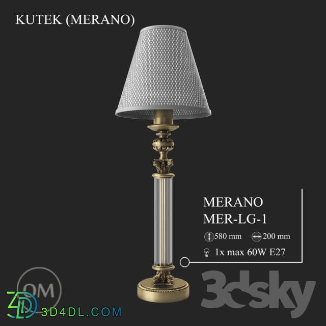 Table lamp - KUTEK _MERANO_ MER-LG-1