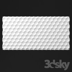 3D panel - 3d panel honeycombs 