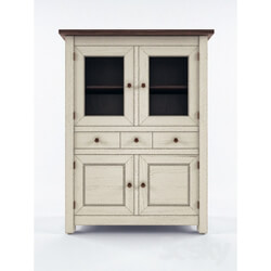 Wardrobe _ Display cabinets - Traditional wooden china cabinet 