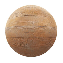 CGaxis-Textures Wood-Volume-13 orange painted wooden planks (01) 