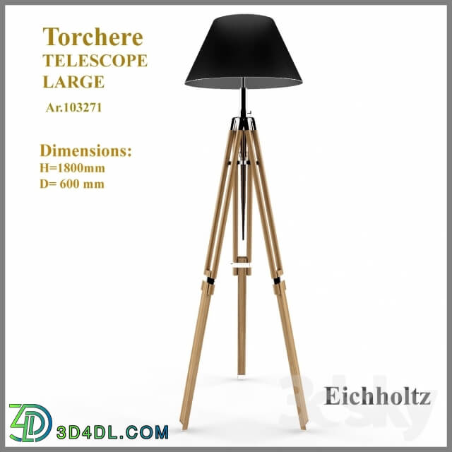 Floor lamp - Torchere EICHHOLTZ TELESCOPE LARGE