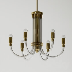 Ceiling light - Matched Pair of Charles Hollis Jones Chandeliers 