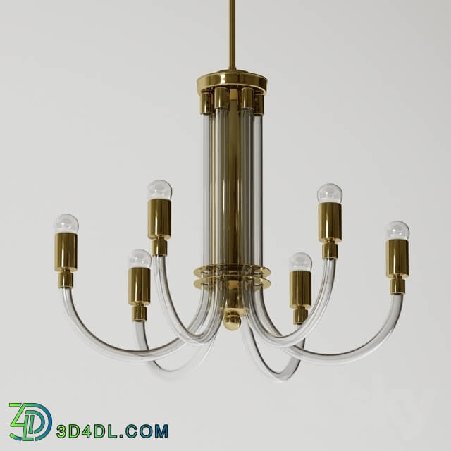 Ceiling light - Matched Pair of Charles Hollis Jones Chandeliers