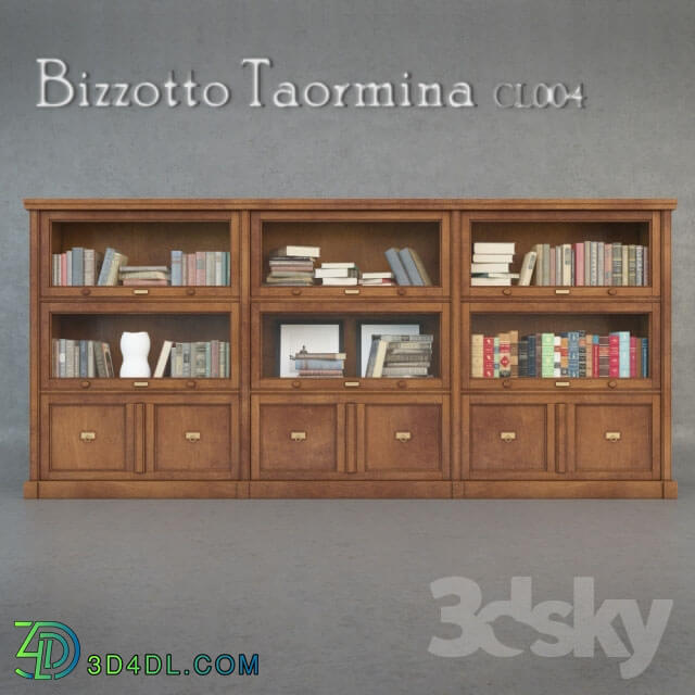 Wardrobe _ Display cabinets - Bookcase Bizzotto Taormina CL004