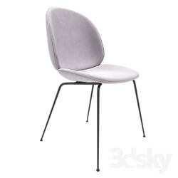 Chair - Gubi Beetle Dining Chair Velvet _Fully Upholstered Conic base_ 