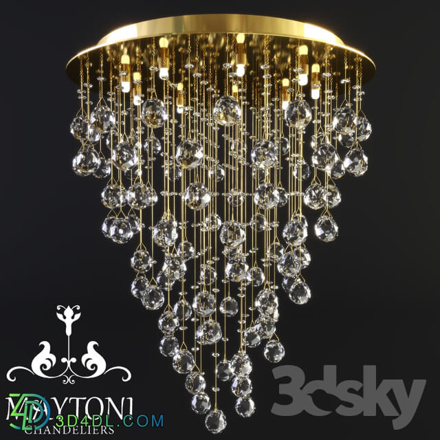 Ceiling light - Maytoni Modern Rockfall MOD207-55-G