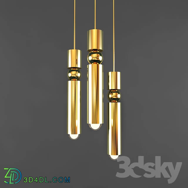 Ceiling light - Golden Chadelier