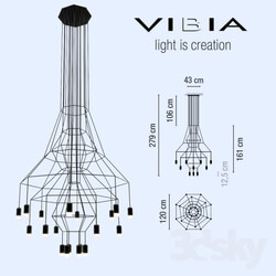 Ceiling light - VIBIA _ Wireflow 