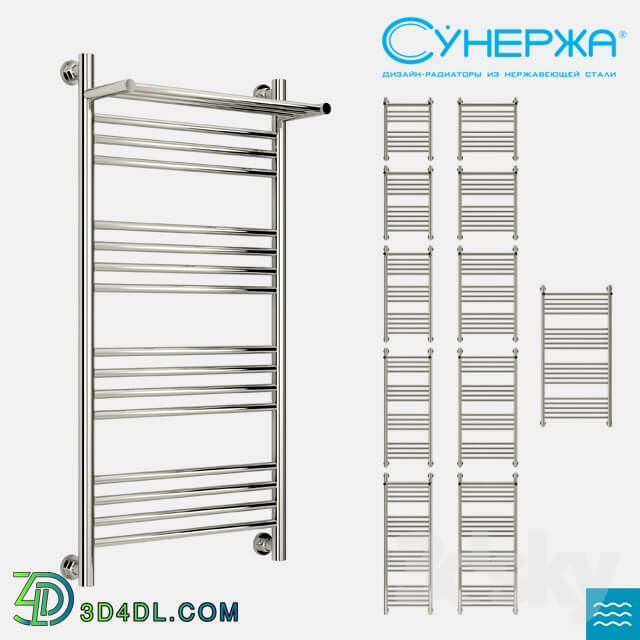 Towel rail - DR Bohemia with a shelf _