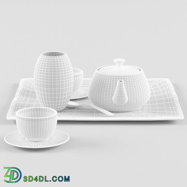 Tableware - Teapot cup plate