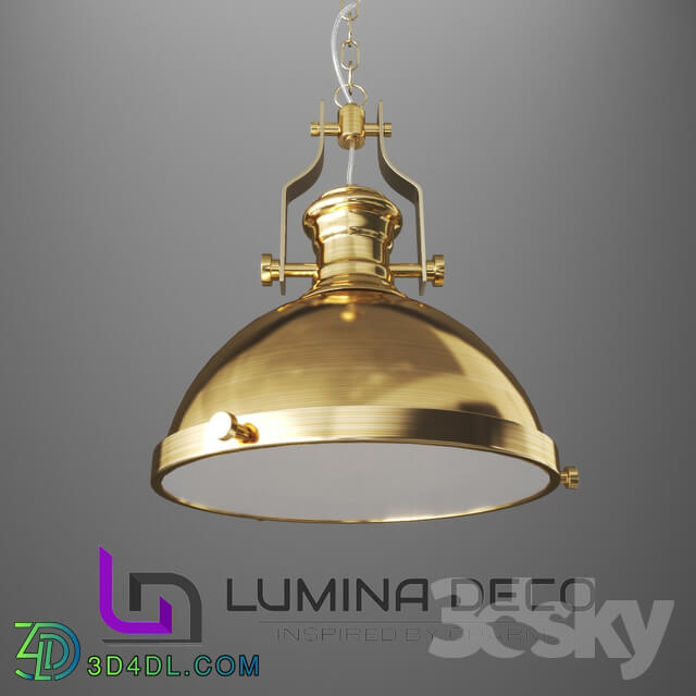 Ceiling light - _OM_ Suspension Lumina Deco Ettore bronze
