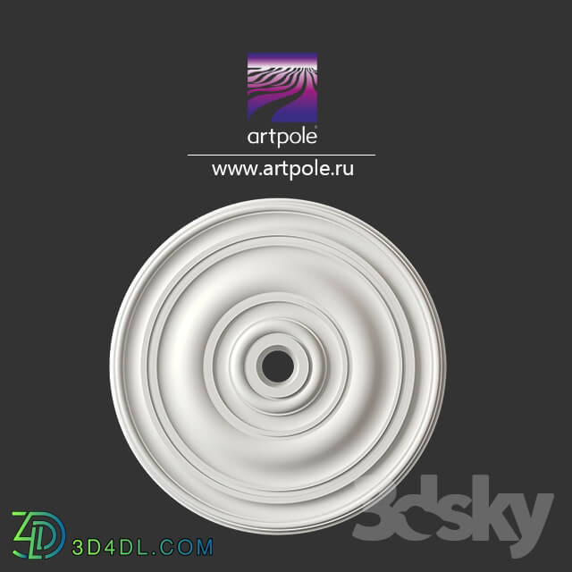 Decorative plaster - Ceiling outlet