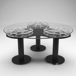 Table - Triple Reel Coffee Table 