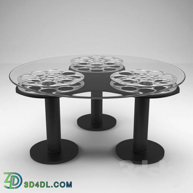 Table - Triple Reel Coffee Table