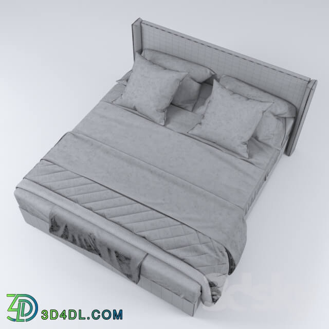Bed - Bed with linen