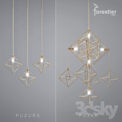 Ceiling light - Forestier Pajak _amp_ Puzurs 