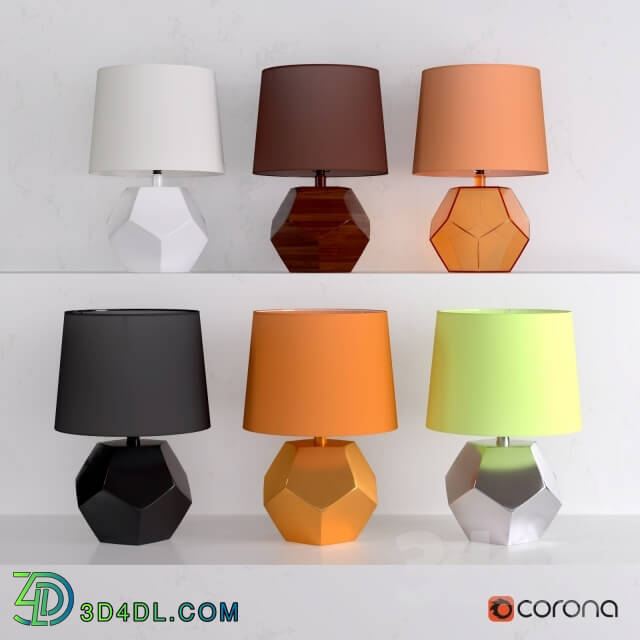 Table lamp - Between a Rock and a Lamp Base