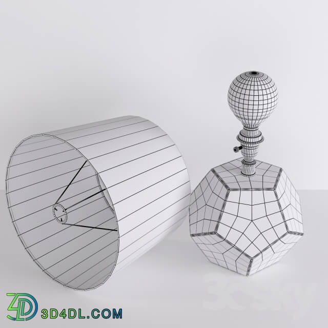 Table lamp - Between a Rock and a Lamp Base