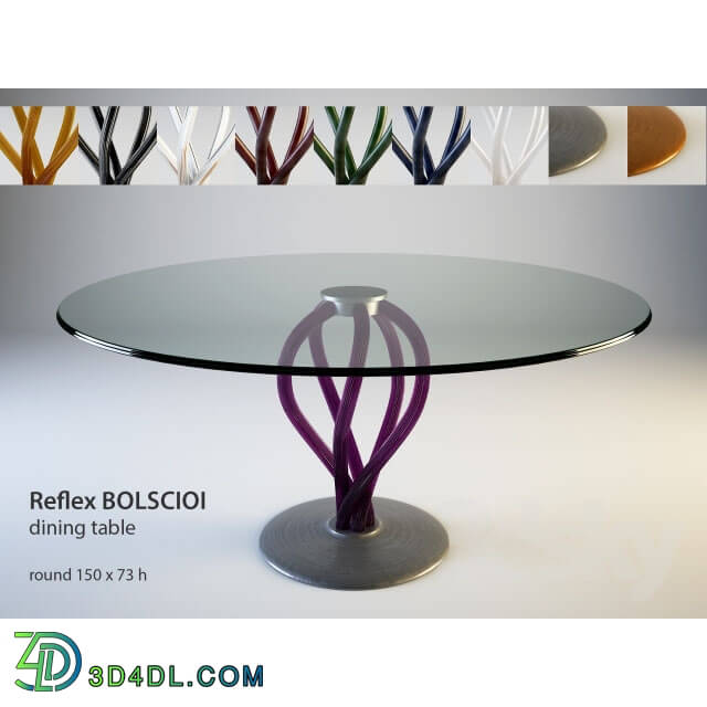 Table - Reflex Bolscioi table statement