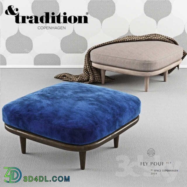 Other soft seating - fly pouf andtradition