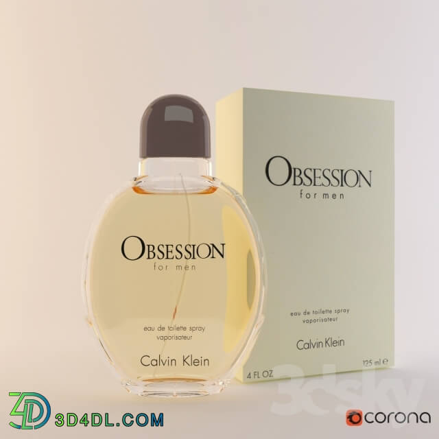 Bathroom accessories - Calvin Klein - Obsession for men spray 125 ml