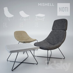 Arm chair - Noti Mishell Armchair Skid 