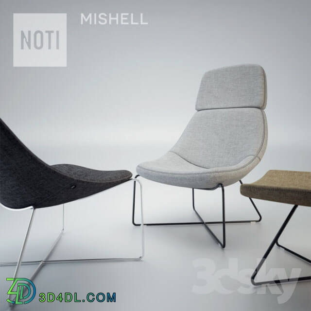 Arm chair - Noti Mishell Armchair Skid