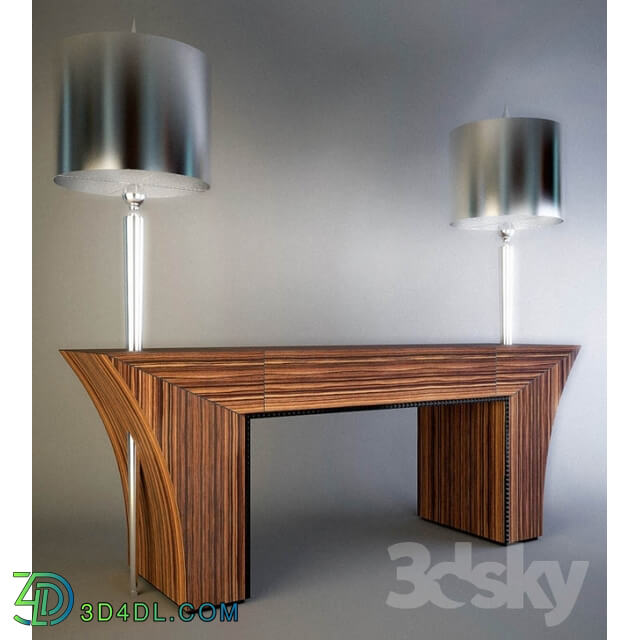Sideboard _ Chest of drawer - Francesko Molon N 503.01 consoleELECTRA BISwithlamps