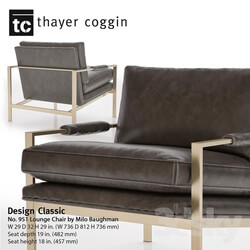Arm chair - 951 Design Classic Lounge Chair by Milo Baughman 