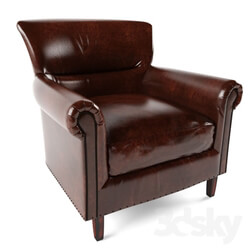 Arm chair - Vintage Leather Classic Armchair 