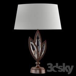 Table lamp - Fine Art Lamps 854610-31 _Bronze finish_ smooth crystals_ 