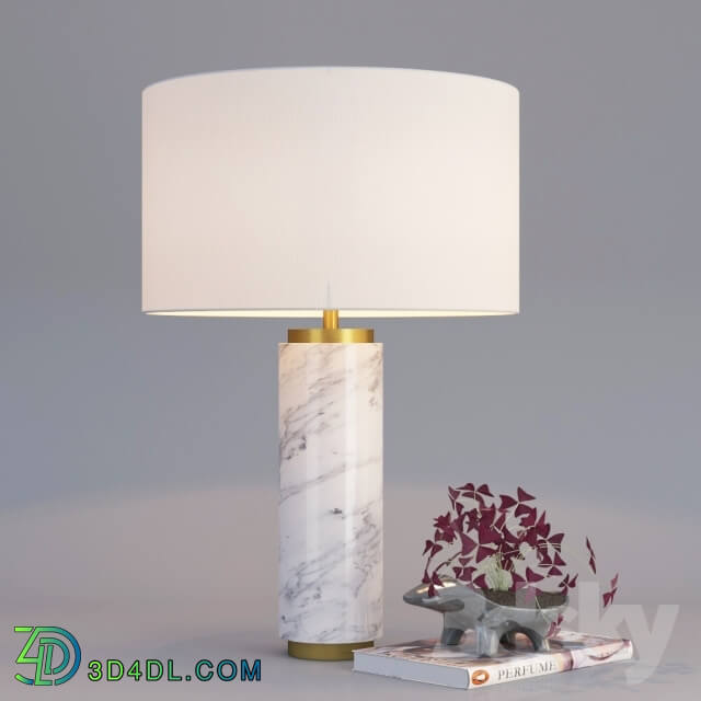 Table lamp - Pillar Table Lamp - Marble