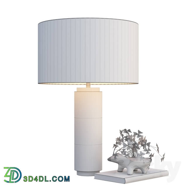 Table lamp - Pillar Table Lamp - Marble
