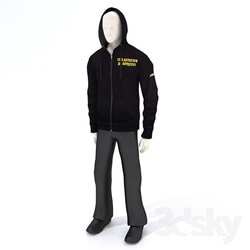 Clothes and shoes - Sweat shirt on a mannequin 