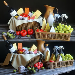 Food and drinks - Cheese basket 