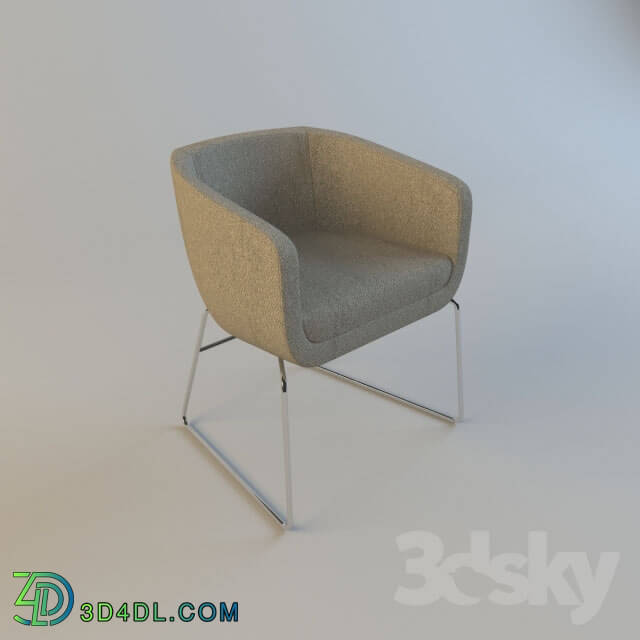 Arm chair - Chair B _amp_ B Tulip