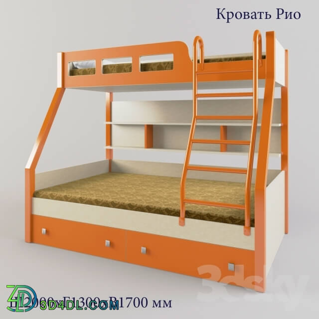 Bed - Bunk bed Rio