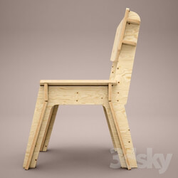 Chair - Wooden chair 